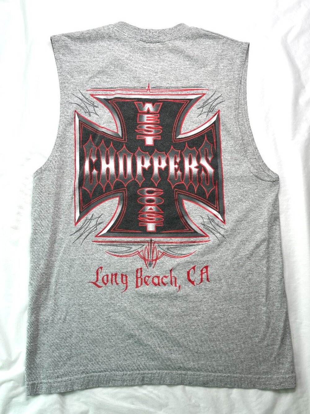 Vintage Y2k West Coast Choppers Long Beach, CA Jesse Who Sleeveless T-shirt M